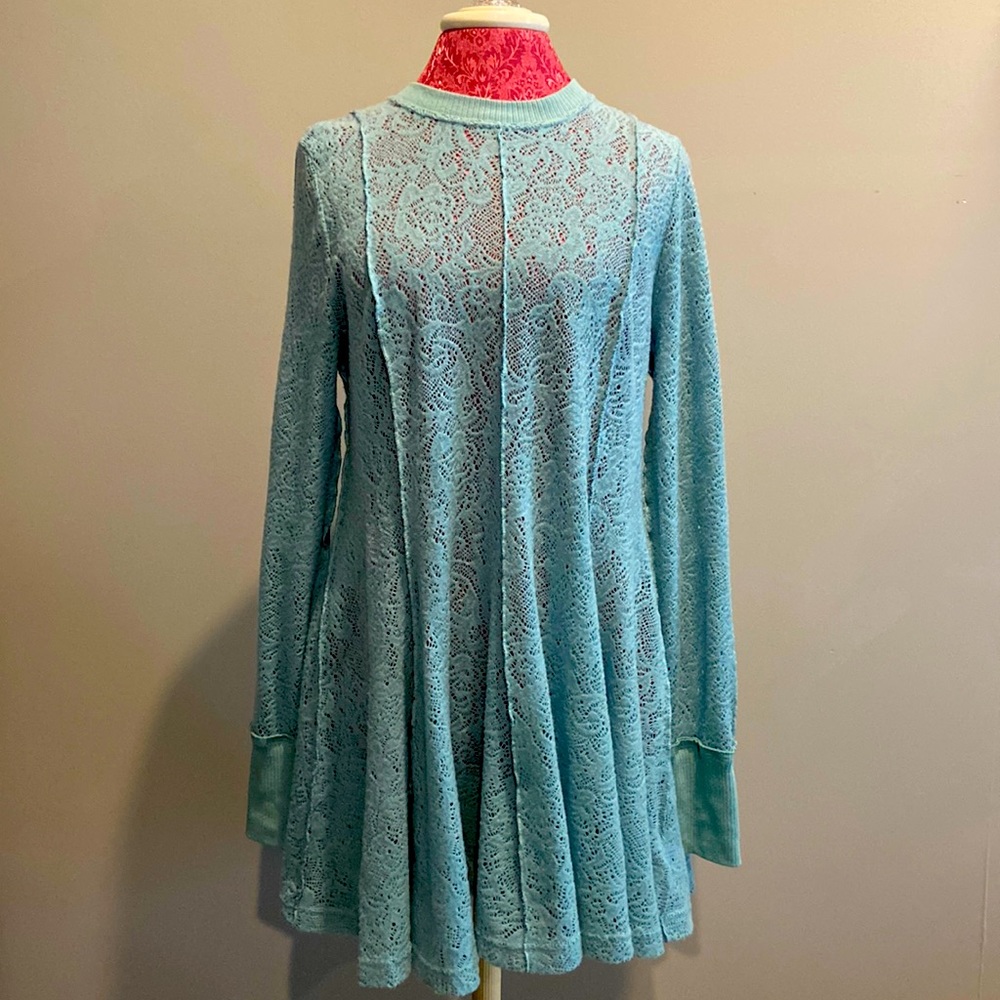 Free People size M mint cotton dress